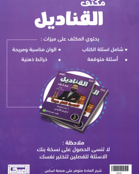 دوسية مكثف القناديل في تاريخ الاردن  أ.ثامر الغرايبة الفصل الأول 2008