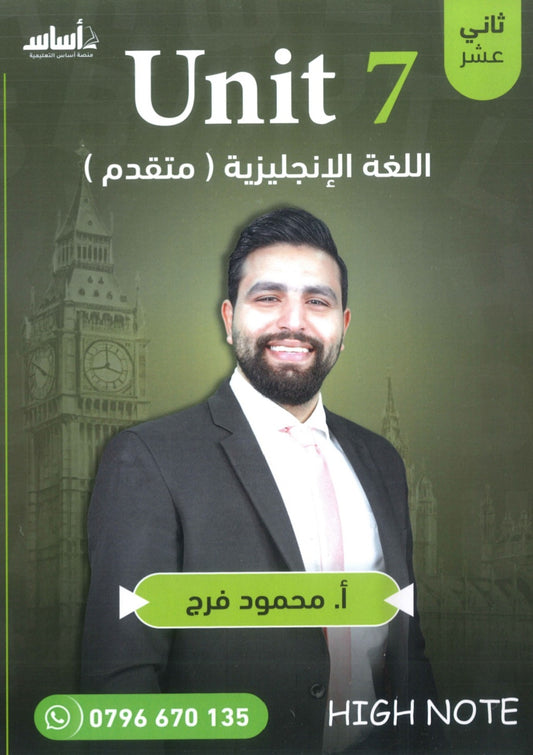 دوسية الفرج في اللغة الانجليزية المتقدم أ.محمود فرج الوحدة السابعة 2008