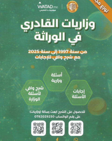 وزاريات القادري في الوراثة أ.هيثم القادري 2008