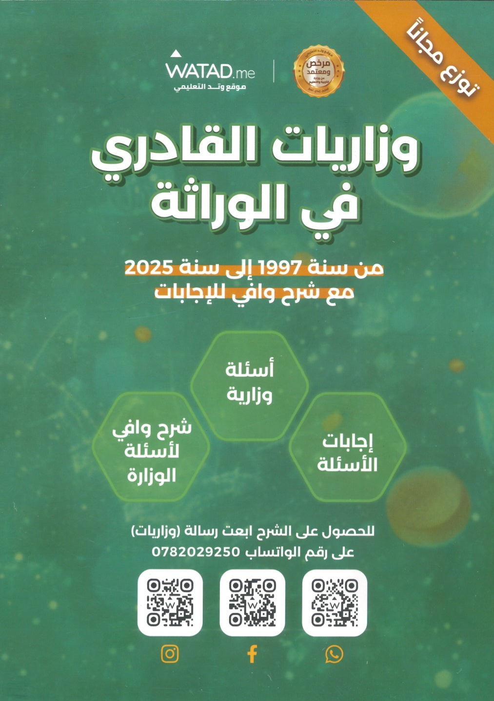 وزاريات القادري في الوراثة أ.هيثم القادري 2008