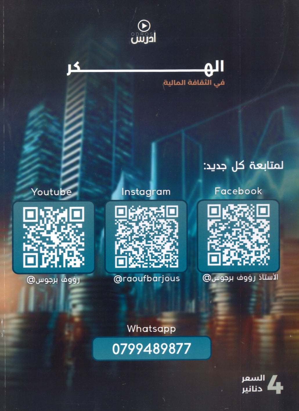 دوسية الهكر في الثقافة المالية أ. رؤوف برجوس الوحدة 1+2+3 2008