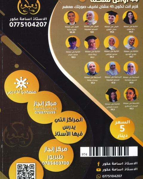 دوسية العكوريات في رياضيات الأعمال  أ.أسامه العكور الفصل الأول 2008