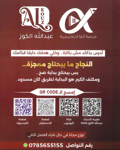 مكثف الكرم في تاريخ الأردن أ.عبدالله الكوز الفصلين 2008