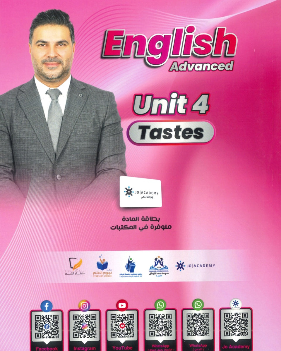 دوسية اللغة الانجليزية المتقدم أ.باسل حسام الوحدة الرابعة 2008