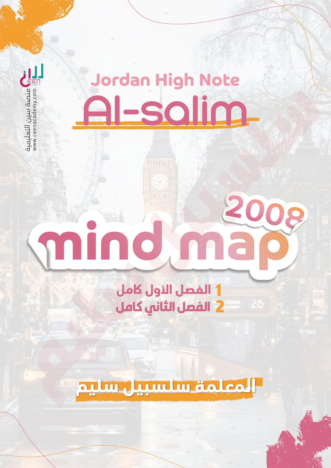 الخرائط الذهنية في اللغة الإنجليزية المتقدم م.سلسبيل سليم الفصلين 2008