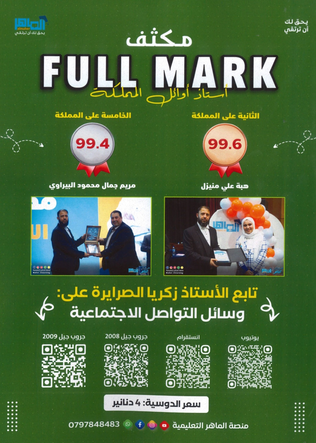 مكثف الفل مارك في اللغة الإنجليزية أ.زكريا الصرايرة الفصل الثاني 2008